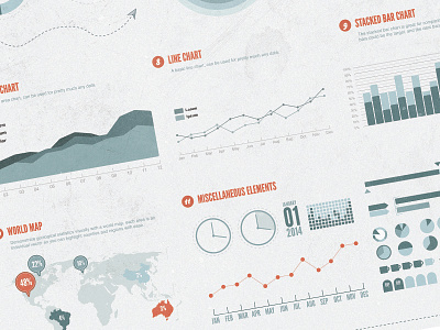 Vintage Infographic Kit infographic vector vintage