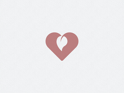 The Heart Grows Fonder branding branding. identity fibonacci grid growing heart identity leaf leaves logo nature plant
