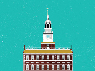 Independence Hall architecture historical illustration independence hall philadelphia philly vector