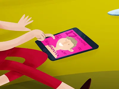 Bieberfever illustration ipad justin bieber magazine