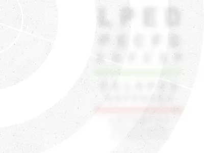 vision blur din type typography vision