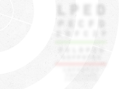 vision blur din type typography vision