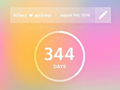 Wedding Countdown Widget android countdown wedding widget