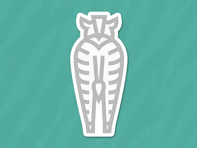 Zebra ass ass iz sticker zebra