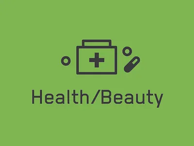 Solar Infographic 2013 - Icons beauty blender first aid health pill