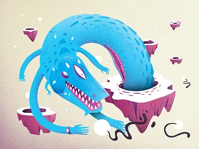 time digital illustration