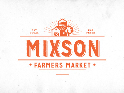 Farmers Market branding farm farmers market food logo typography vintage