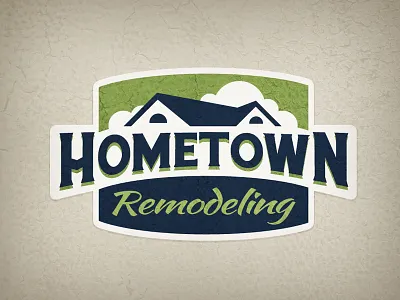 Hometown - Logo Concept wip brand concept construction home hometown logo town wip