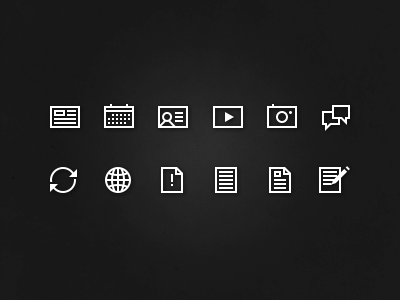 Document Types document icons