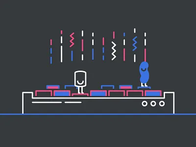 Moog animation design moog stroke