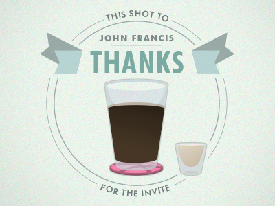 First Shot (& Chaser) animation art baileys drawing first guiness icon iconography illustration jameson recruit shot thanks vector illustration