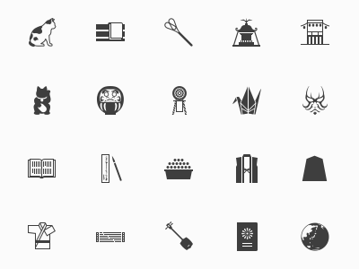 The 100 icon on the custom of Japan - finally free icon japan