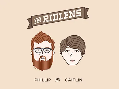 The Ridlens avatar illustration simple