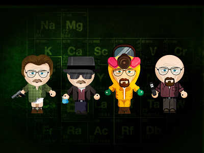 I`m the Danger breaking bad cartoon characters heisenberg nodoymas walter white