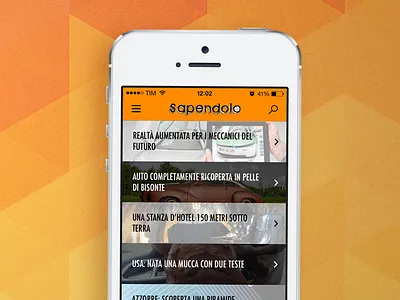 Sapendolo App for iOS 7 app sapendolo