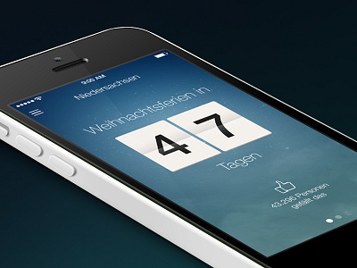 Holiday Counter counter holiday ios7 iphone