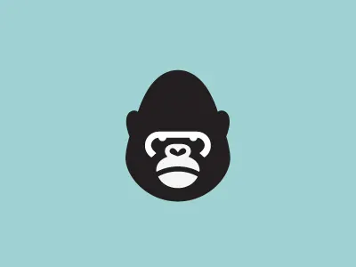 Gorilla animal george bokhua gorilla logo mark milash symbol