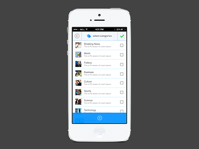 Select Categories categories iphone news select