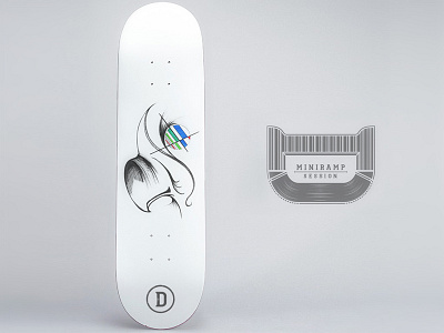 D Skateboard 01 cracker d david dh hultin illustration miniramp polly session skateboard