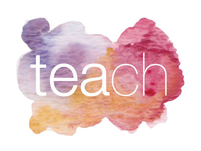 Teach - Logo Concept design logo watercolor