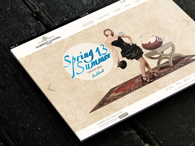 Atelier Alberto Lusona | Web site carla sartori fashion site ui ux web web site