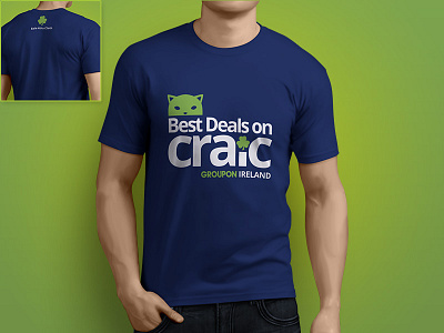 Groupon Ireland Dublin T-shirt craic dublin groupon ireland t shirt