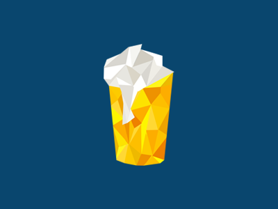 Octoberfest BEER sticker beer blue isometric october octoberfest sticker triangle