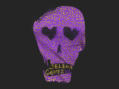 Selena Gomez Skull Tank