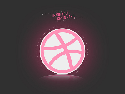 Thank you @kevinhamil for the invite! debut dribbble invite kevin hamil patrick lowden ptrklwdn thank you