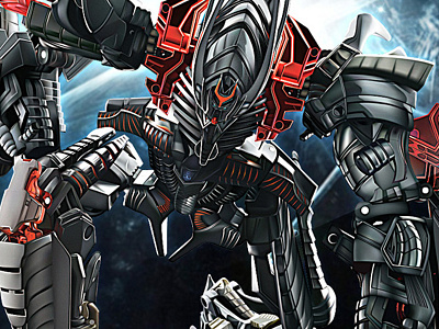 Adobe illustrator-Transformers adobe illustrator made with