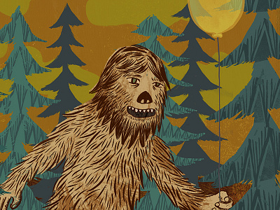 Bigfoot birthday card bigfoot birthday card
