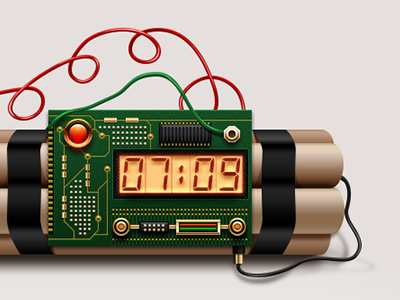 Bomb Clock gui icon ui