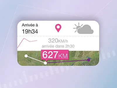 Train Stats app app ui ux ios app speed stats widget