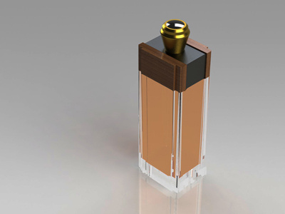 Perfume Packaging bottle camera fashion fragrance packaging paul smith perfume render travel