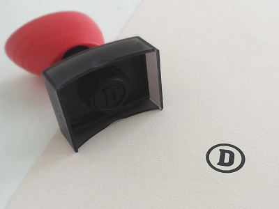 D Logo Stamp d david dh hultin logo stamp