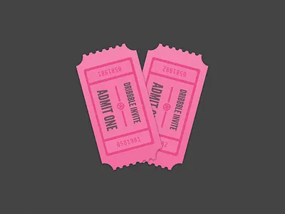 Couple Dribbble Invites dribbble dribbble invites flat free invite invites mike miller prospect recruit ticket tickets