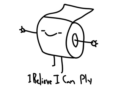 I Believe cartoon humor illustration toilet