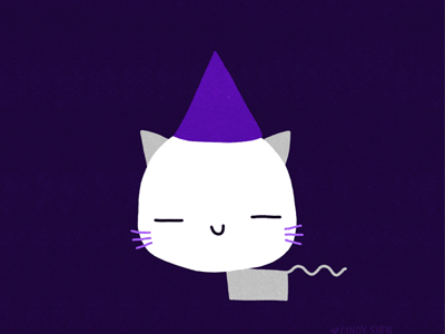 GIF: Halloween! animal cat frame by frame gif halloween pumpkin triangle