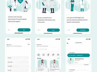 My AI App's- health hub ui