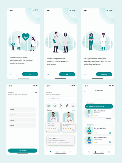 My AI App's- health hub ui