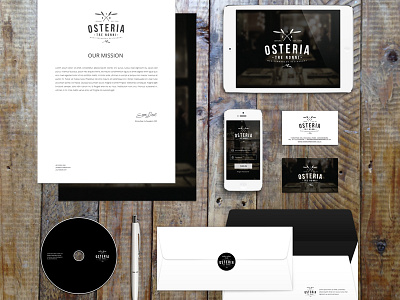 Osteria Tre Nonni Brand Identity baobab brand identity cafe hipster logo logo design restaurant