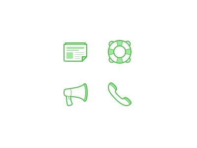 Custom icons call campaign customer icon icons megaphone news paper phone support