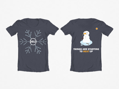 Defrost 2013 church defrost heat melt shirt snowflake snowman sun water winter