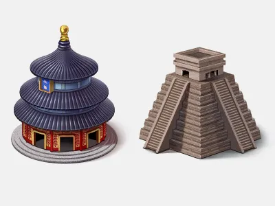 Buildings icon ui