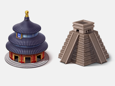 Buildings icon ui