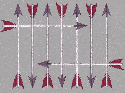 Arrows arrow art design drawing illustration ink line work poster print