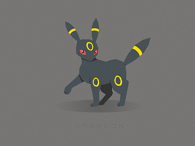 Umbreon (Coolest Eevee Evolution) illustration pokemon umbreon vector