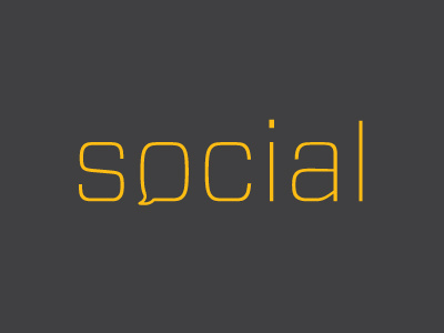 Social forza iconography logo logotype typography