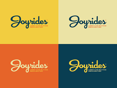 Joyrides cocktail shaker identity idlewild logo retro used car