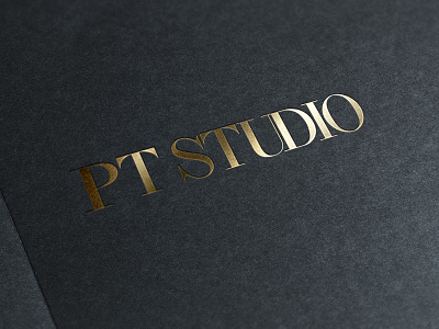 Pt Studio Brand Design black brand clean logo photography vi